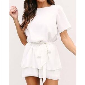 White Romper